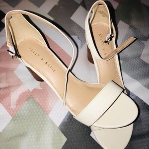 DSW White ankle strapped sandal